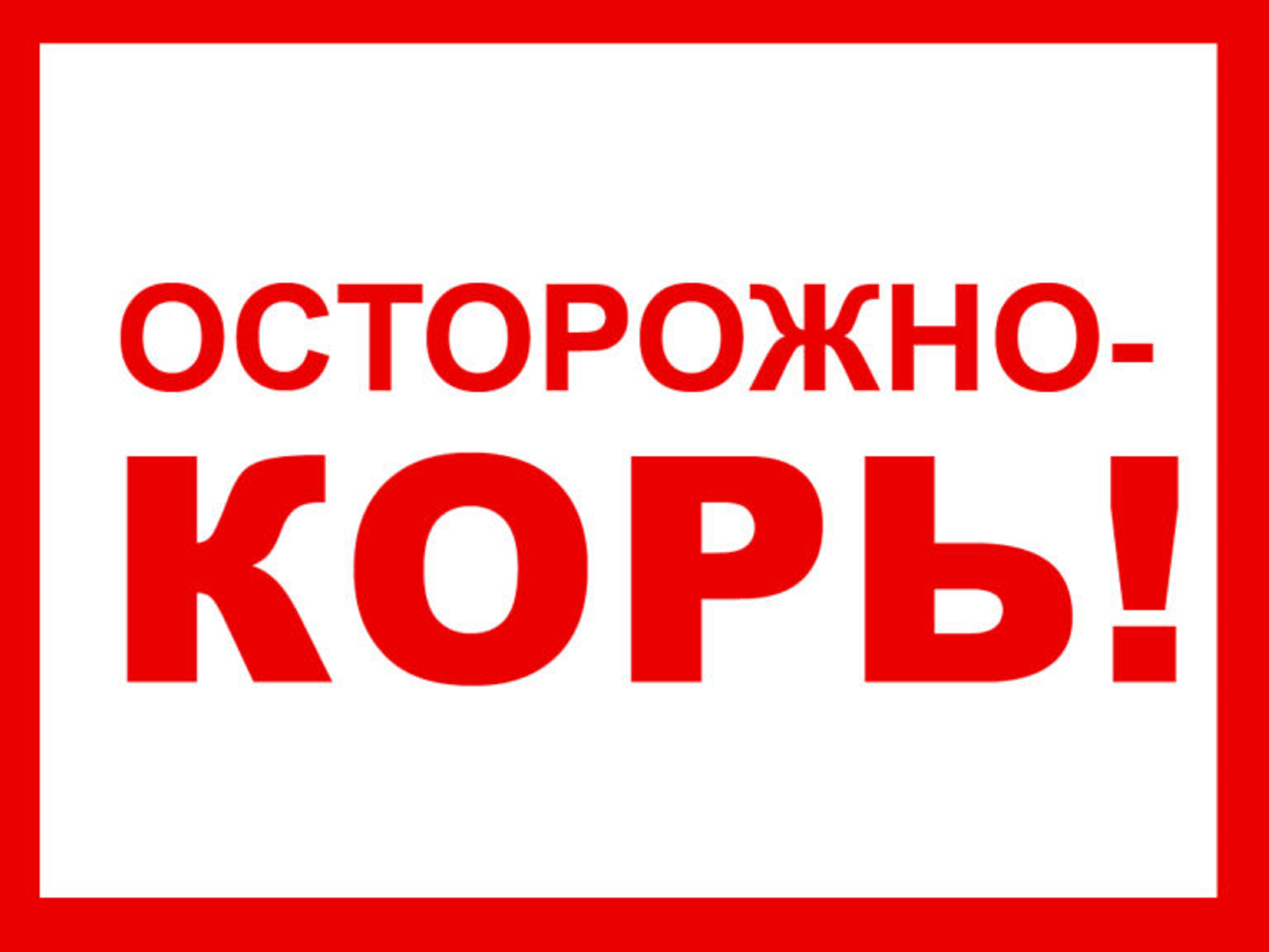 Осторожно-КОРЬ Осторожно-КОРЬ